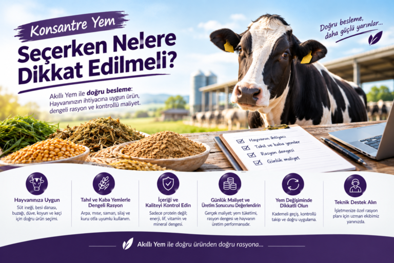 Konsentre Yem Seçərkən Nələrə Diqqət Edilməli?