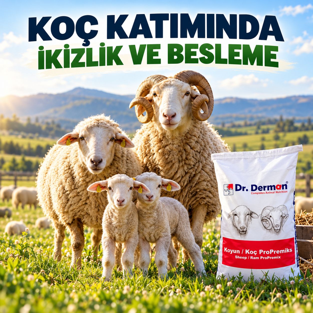 Qoç Qoşumunda Düzgün Bəslənmə ilə Məhsuldar Bir Mövsüm - Akıllı Yem / akilliyem.com