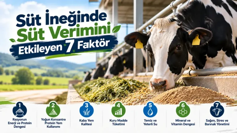 Süt İneğinde Süt Verimini Etkileyen 7 Faktör